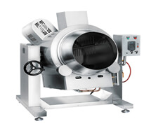 STWCGW1/2大型臥式炒菜機(jī) 多功能旋轉(zhuǎn)炒菜機(jī)、商用大型自動(dòng)炒